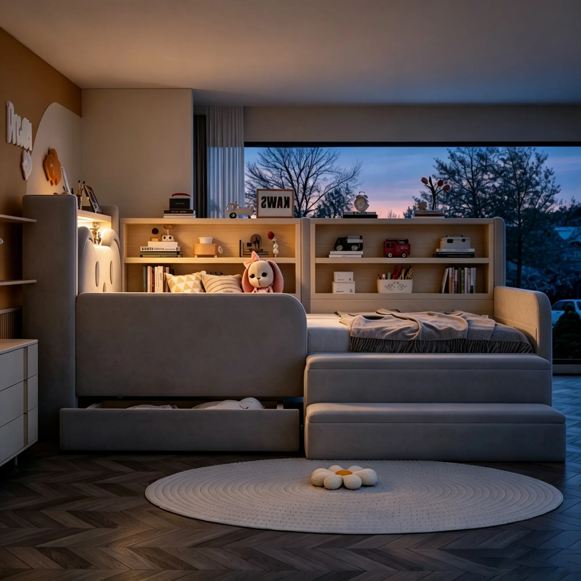 Led, usb et finition velours